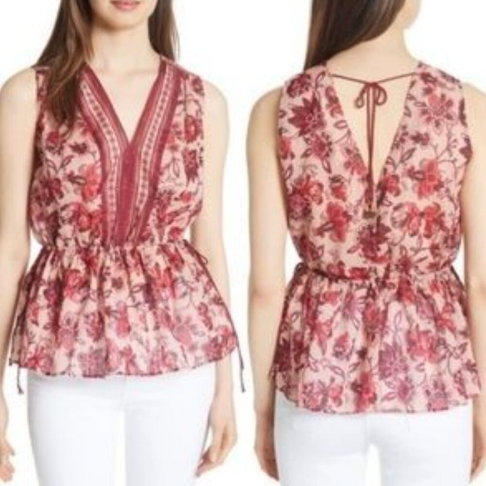 Kate Spade Paisley Blossom Top Size M